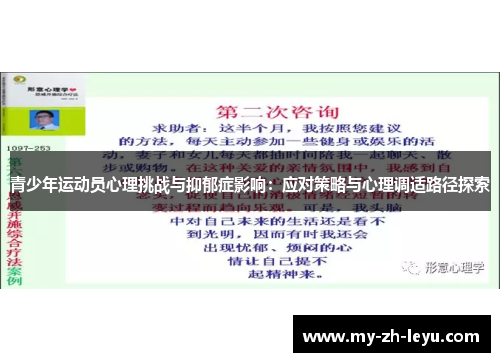 青少年运动员心理挑战与抑郁症影响：应对策略与心理调适路径探索